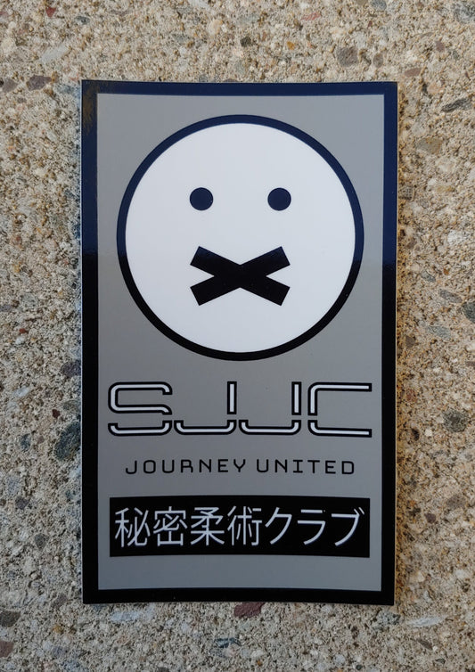 SJJC Kanji 5"x 3" Vinyl Sticker